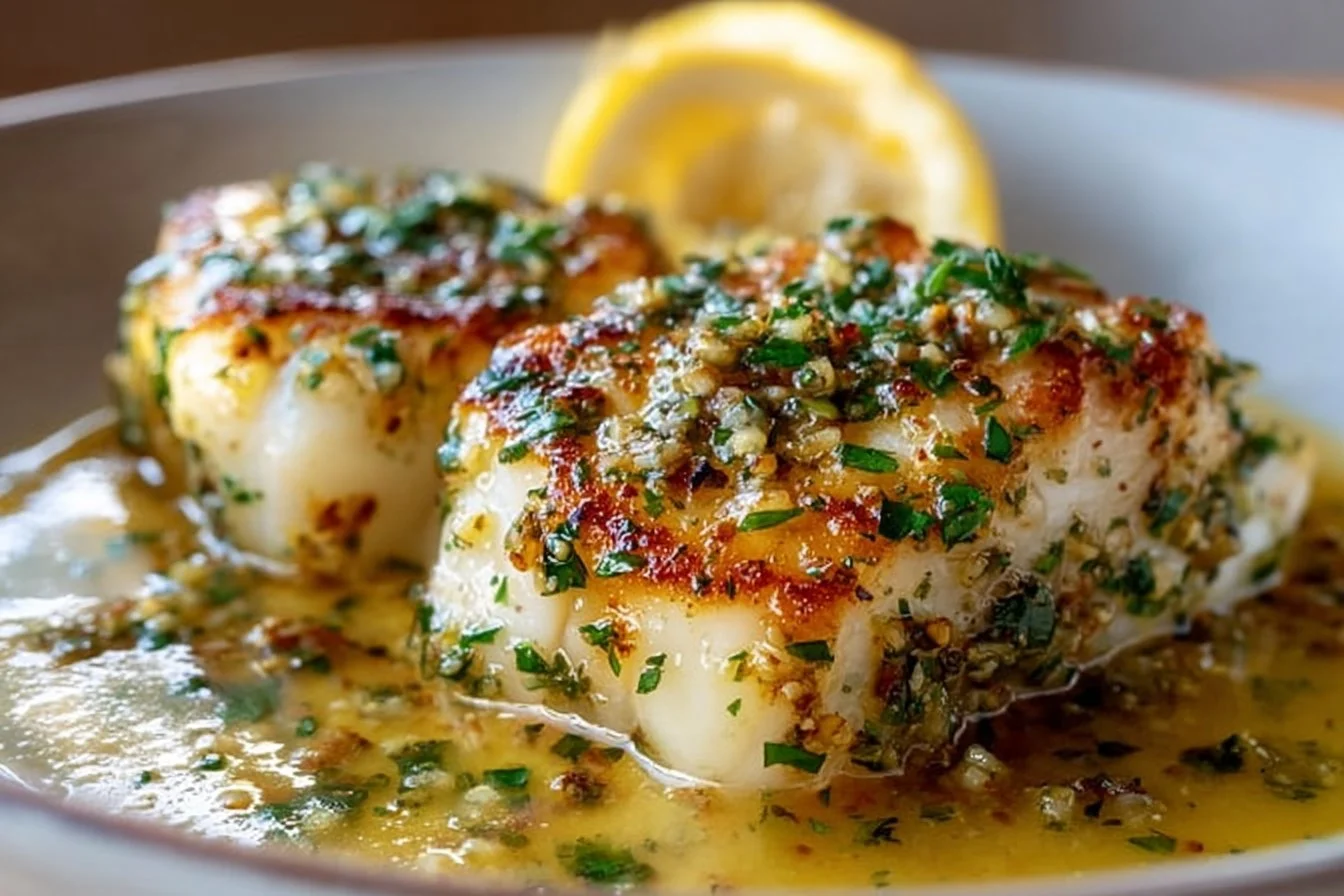 Lemon Garlic Butter Cod